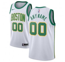 Mænd Trøje Boston Celtics Custom 2018-19 The City Hvid Swingman