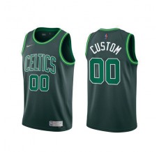 Mænd Trøje Boston Celtics Custom 2020-21 Earned Edition Grøn Swingman