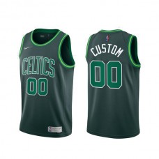 Mænd Trøje Boston Celtics Custom 2020-21 Earned Edition Grøn Swingman