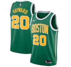 Mænd Trøje Boston Celtics Gordon Hayward 20 2018-19 Earned Edition Grøn Swingman