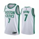 Mænd Trøje Boston Celtics Jaylen Brown 7 2020-21 City Edition Hvid Swingman