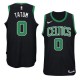 Mænd Trøje Boston Celtics Jayson Tatum 0 2017-18 Sort Swingman