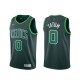 Mænd Trøje Boston Celtics Jayson Tatum 0 2020-21 Earned Edition Grøn Swingman