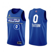 Mænd Trøje Boston Celtics Jayson Tatum 0 All-Star Eastern Conference Blue 2021 Swingman