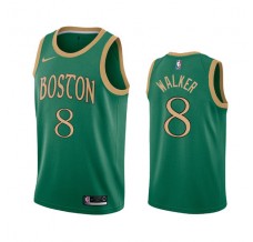 Mænd Trøje Boston Celtics Kemba Walker 8 2019-20 City Edition Grøn Swingman