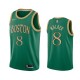 Mænd Trøje Boston Celtics Kemba Walker 8 2019-20 City Edition Grøn Swingman