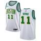Mænd Trøje Boston Celtics Kyrie Irving 11 2018-19 The City Hvid Swingman