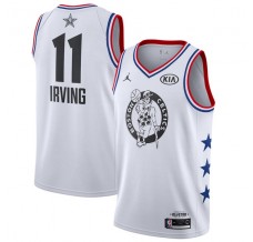 Mænd Trøje Boston Celtics Kyrie Irving 11 2019 All-Star Jordan Hvid Swingman