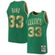 Mænd Trøje Boston Celtics Larry Bird 33 2020-21 Retro Grøn Swingman