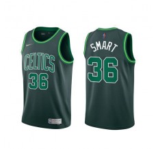 Mænd Trøje Boston Celtics Marcus Smart 33 2020-21 Earned Edition Grøn Swingman