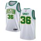 Mænd Trøje Boston Celtics Marcus Smart 36 2018-19 The City Hvid Swingman