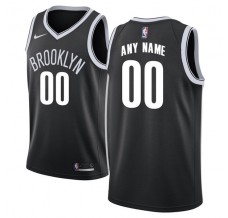 Mænd Trøje Brooklyn Nets Custom 2017-18 Sort Swingman