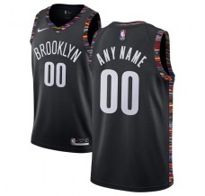 Mænd Trøje Brooklyn Nets Custom 2018-19 The City Sort Swingman