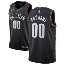 Mænd Trøje Brooklyn Nets Custom 2018-19 The City Sort Swingman