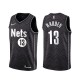 Mænd Trøje Brooklyn Nets James Harden 13 2020-21 Earned Edition Sort Swingman