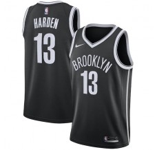 Mænd Trøje Brooklyn Nets James Harden 13 2020-21 Sort Swingman