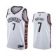 Mænd Trøje Brooklyn Nets Kevin Durant 7 2019-20 City Edition Hvid Swingman
