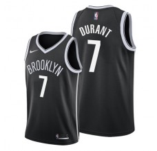 Mænd Trøje Brooklyn Nets Kevin Durant 7 2019-20 Sort Swingman