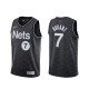 Mænd Trøje Brooklyn Nets Kevin Durant 7 2020-21 Earned Edition Sort Swingman