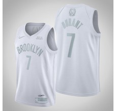 Mænd Trøje Brooklyn Nets Kevin Durant 7 2020-21 MVP Hvid Swingman