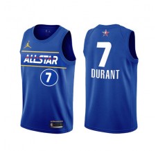 Mænd Trøje Brooklyn Nets Kevin Durant 7 All-Star Eastern Conference Blue 2021 Swingman