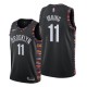 Mænd Trøje Brooklyn Nets Kyrie Irving 11 2019-20 City Edition Sort Swingman