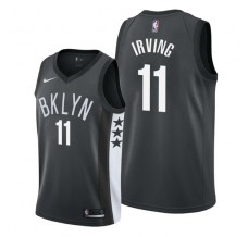 Mænd Trøje Brooklyn Nets Kyrie Irving 11 2019-20 Statement Edition Sort Swingman