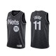 Mænd Trøje Brooklyn Nets Kyrie Irving 11 2020-21 Earned Edition Sort Swingman