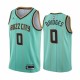 Mænd Trøje Charlotte Hornets Miles Bridges 0 2020-21 City Edition Teal Swingman