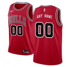 Mænd Trøje Chicago Bulls Custom 2017-18 Rød Swingman