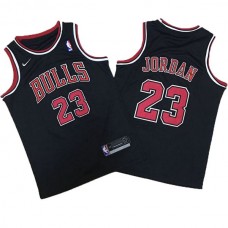 Mænd Trøje Chicago Bulls Michael Jordan 23 2017-18 Sort Swingman