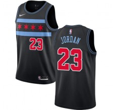 Mænd Trøje Chicago Bulls Michael Jordan 23 2018-19 The City Sort Swingman