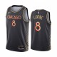 Mænd Trøje Chicago Bulls Zach LaVine 8 2020-21 City Edition Sort Swingman