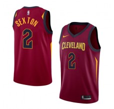 Mænd Trøje Cleveland Cavaliers Collin Sexton 2 2017-18 Maroon Swingman