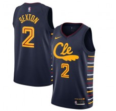 Mænd Trøje Cleveland Cavaliers Collin Sexton 2 2019-20 City Edition Sort Swingman
