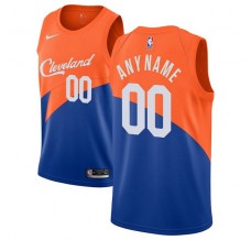 Mænd Trøje Cleveland Cavaliers Custom 2018-19 The City Blå Swingman