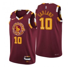 Mænd Trøje Cleveland Cavaliers Darius Garland 10 2021-22 City Edition Wine Swingman