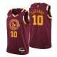 Mænd Trøje Cleveland Cavaliers Darius Garland 10 2021-22 City Edition Wine Swingman