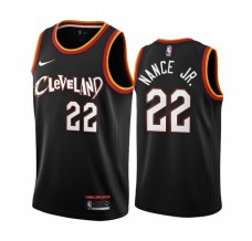 Mænd Trøje Cleveland Cavaliers Larry Nance Jr. 22 2020-21 City Edition Sort Swingman