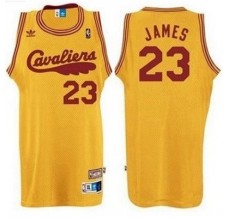 Mænd Trøje Cleveland Cavaliers LeBron James 23 2009 Hardwood Classics Swingman