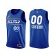 Mænd Trøje Custom All-Star Eastern Conference Blue 2021 Swingman