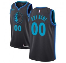 Mænd Trøje Dallas Mavericks Custom 2018-19 The City Charcoal Swingman