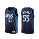 Mænd Trøje Dallas Mavericks Delon Wright 55 2020-21 Earned Edition Navy Swingman