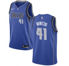 Mænd Trøje Dallas Mavericks Dirk Nowitzki 41 2017-18 Royal Swingman