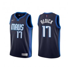 Mænd Trøje Dallas Mavericks J.J. Redick 17 2020-21 Earned Edition Navy Swingman