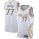 Mænd Trøje Dallas Mavericks Luka Doncic 77 2020-21 City Edition Hvid Swingman