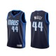 Mænd Trøje Dallas Mavericks Nicolo Melli 44 2020-21 Earned Edition Navy Swingman