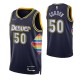 Mænd Trøje Denver Nuggets Aaron Gordon 50 2021-22 City Edition Navy Swingman