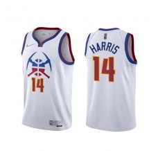 Mænd Trøje Denver Nuggets Gary Harris 14 2020-21 Earned Edition Hvid Swingman