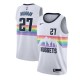 Mænd Trøje Denver Nuggets Jamal Murray 27 2018-19 The City Hvid Swingman